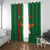 Custom Zambia Football Window Curtain Go Copper Bullets