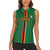 Custom Zambia Football Women Sleeveless Polo Shirt Go Copper Bullets