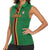 Custom Zambia Football Women Sleeveless Polo Shirt Go Copper Bullets