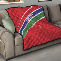 Custom Gambia Football Quilt Go Scorpions Go