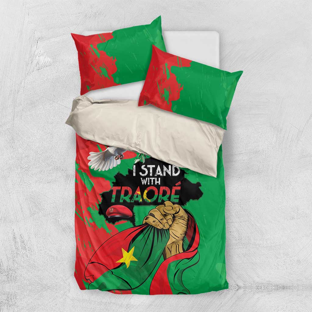 Traore Burkina Faso Bedding Set I Stand With Traore