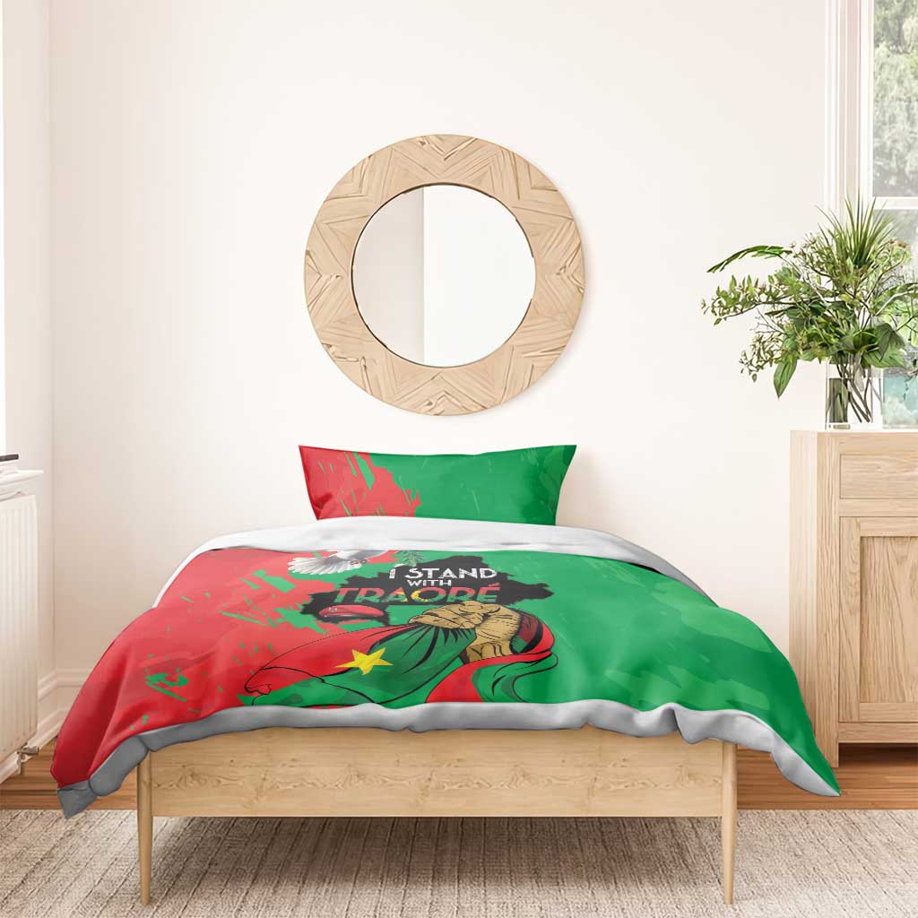 Traore Burkina Faso Bedding Set I Stand With Traore