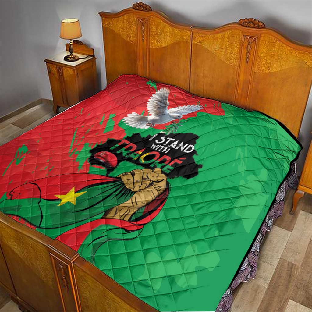 Traore Burkina Faso Quilt I Stand With Traore