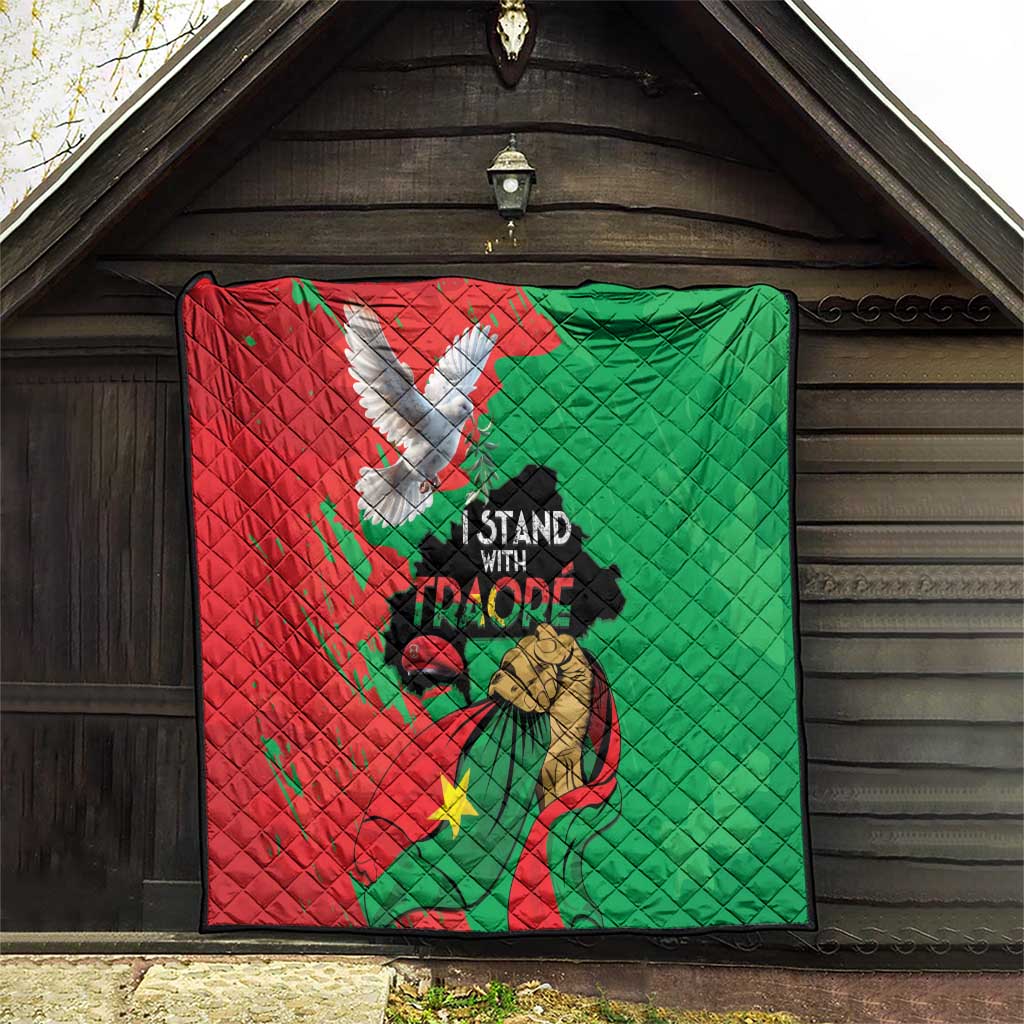 Traore Burkina Faso Quilt I Stand With Traore