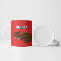 Custom Guinea Football Ceramic Mug Allez Syli National - Wonder Print Shop