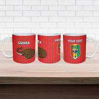 Custom Guinea Football Ceramic Mug Allez Syli National - Wonder Print Shop