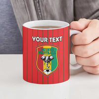 Custom Guinea Football Ceramic Mug Allez Syli National - Wonder Print Shop