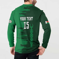 Custom Madagascar Football Button Sweatshirt Go Barea - Wonder Print Shop