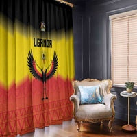Uganda Football Window Curtain Go Cranes Go - Wonder Print Shop