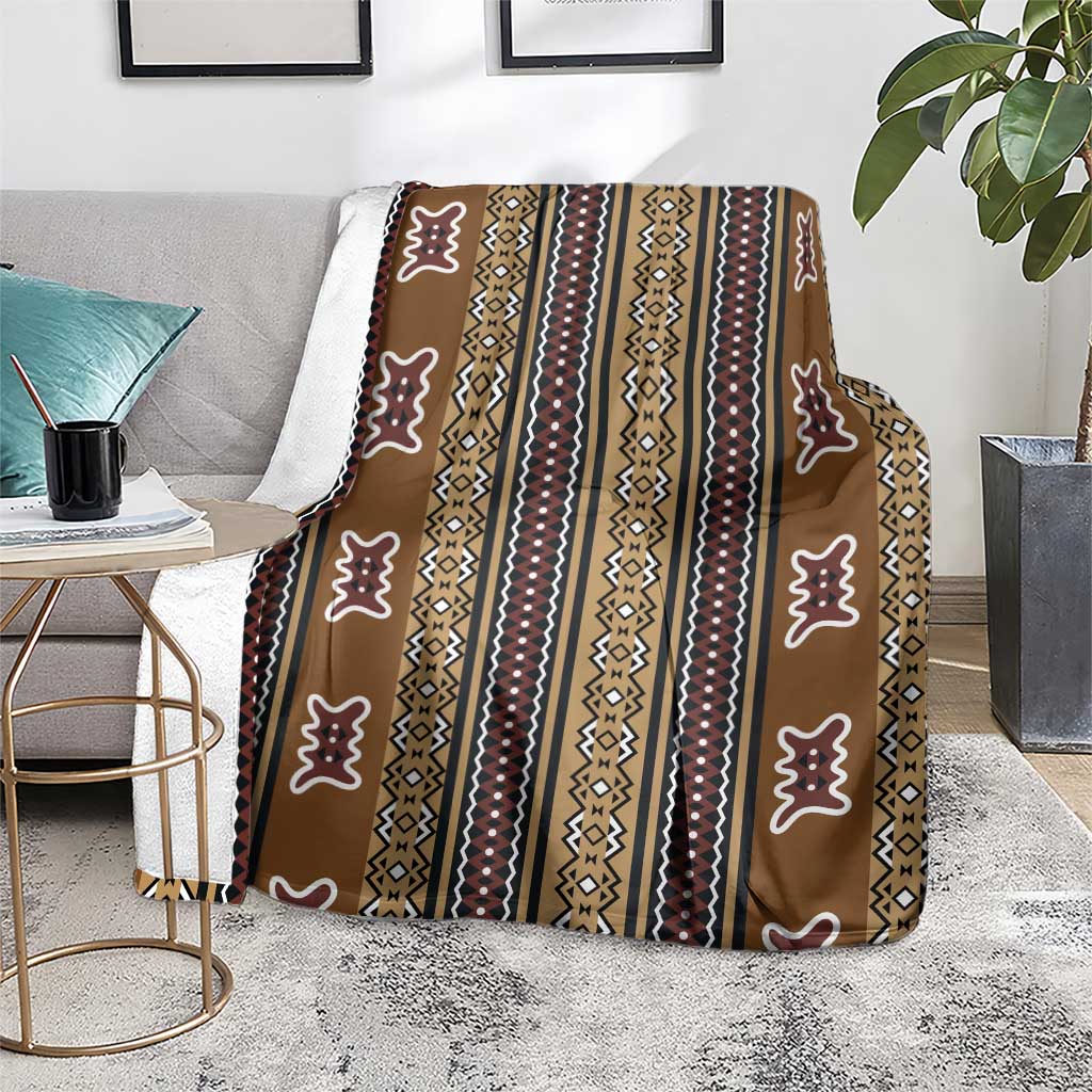 Mali Bologan Mud Cloth Pattern Blanket - Wonder Print Shop