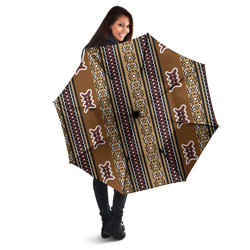 Mali Bologan Mud Cloth Pattern Umbrella - Wonder Print Shop