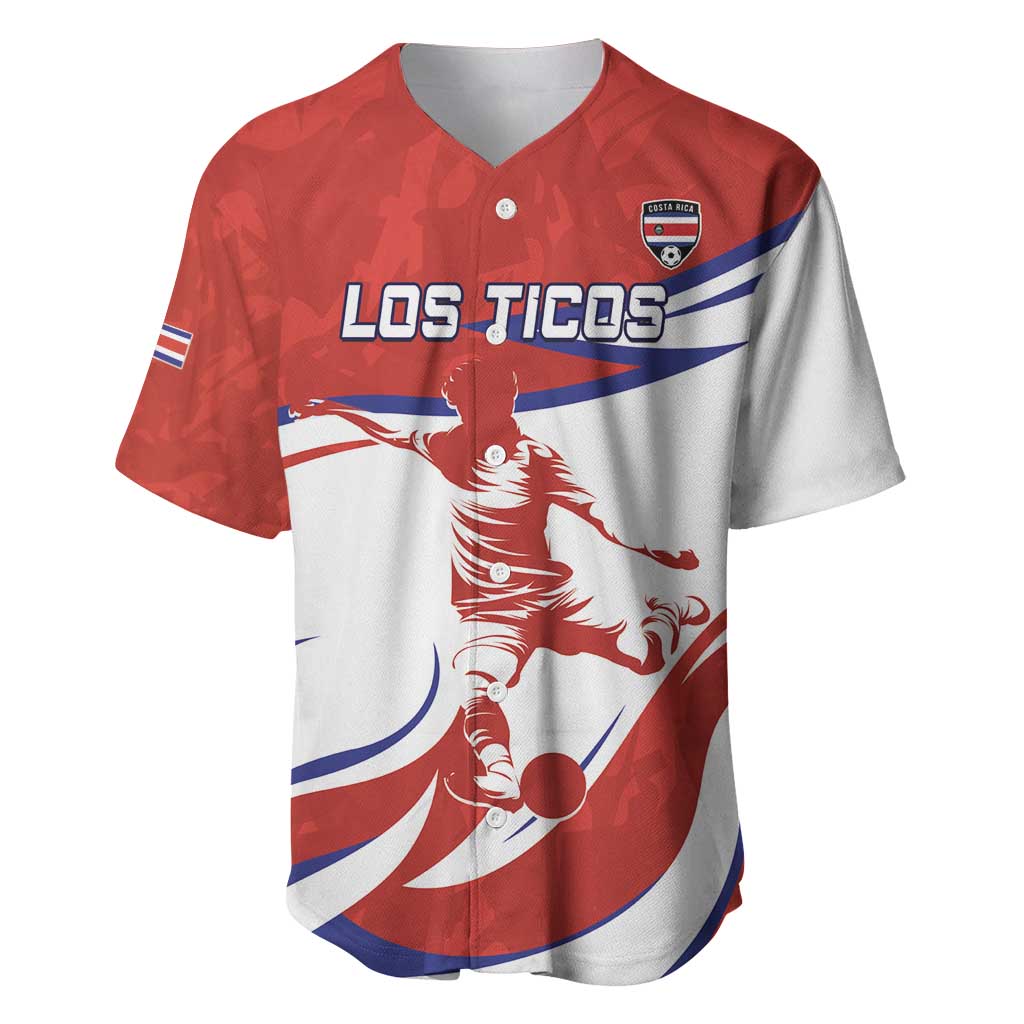 Custom Costa Rica Football Baseball Jersey Los Ticos With Bull Mascot - Wonder Print Shop