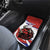 Custom Costa Rica Football Car Mats Los Ticos With Bull Mascot - Wonder Print Shop