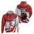 Custom Costa Rica Football Hoodie Los Ticos With Bull Mascot - Wonder Print Shop