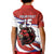 Custom Costa Rica Football Kid Polo Shirt Los Ticos With Bull Mascot - Wonder Print Shop