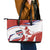 Custom Costa Rica Football Leather Tote Bag Los Ticos With Bull Mascot