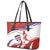 Custom Costa Rica Football Leather Tote Bag Los Ticos With Bull Mascot