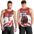 Custom Costa Rica Football Men Tank Top Los Ticos With Bull Mascot - Wonder Print Shop