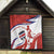 Custom Costa Rica Football Quilt Los Ticos With Bull Mascot