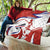 Custom Costa Rica Football Quilt Los Ticos With Bull Mascot