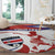 Custom Costa Rica Football Round Carpet Los Ticos With Bull Mascot