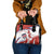 Custom Costa Rica Football Shoulder Handbag Los Ticos With Bull Mascot