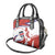 Custom Costa Rica Football Shoulder Handbag Los Ticos With Bull Mascot