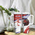 Custom Costa Rica Football Tumbler With Handle Los Ticos With Bull Mascot - Wonder Print Shop