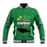 Personalized Jamaica Labour Party Baseball Jacket Choose Jamica - Wonder Print Shop