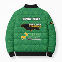 Personalized Jamaica Labour Party Bomber Puffer Jacket Choose Jamica - Wonder Print Shop