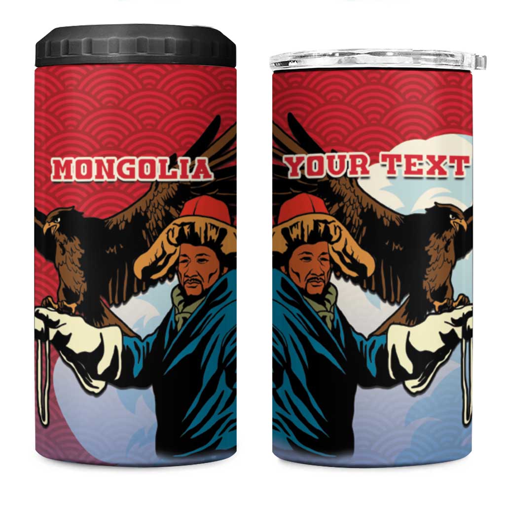 Personalised  Mongolia 4 in 1 Can Cooler Tumbler Eagle Hunters - Wonder Print Shop