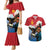 Personalised Mongolia Couples Matching Mermaid Dress and Hawaiian Shirt Eagle Hunters - Wonder Print Shop