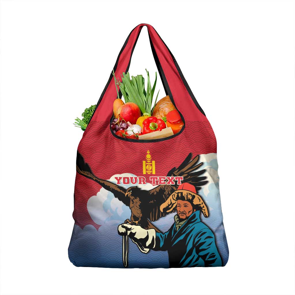 Personalised Mongolia Grocery Bag Eagle Hunters