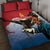 Personalised Mongolia Quilt Bed Set Eagle Hunters - Wonder Print Shop