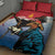 Personalised Mongolia Quilt Bed Set Eagle Hunters - Wonder Print Shop