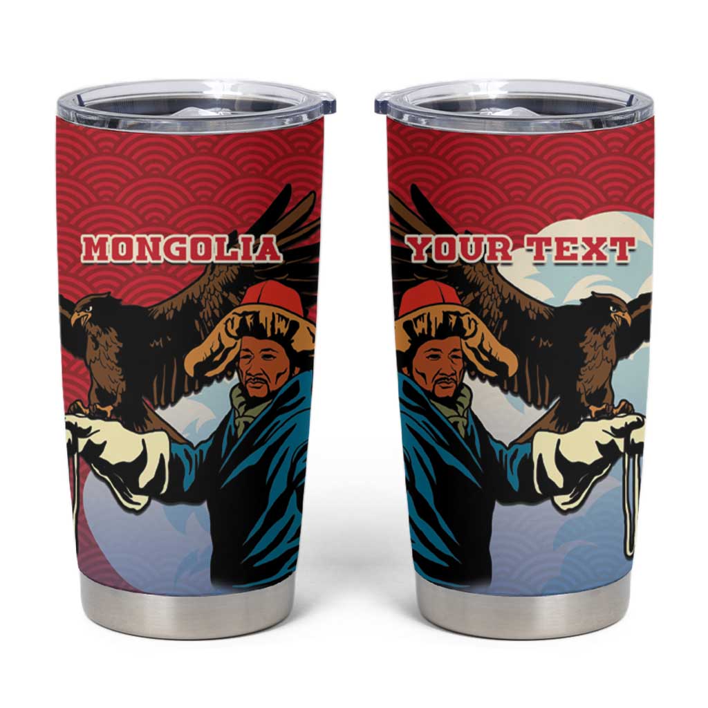 Personalised  Mongolia Tumbler Cup Eagle Hunters - Wonder Print Shop