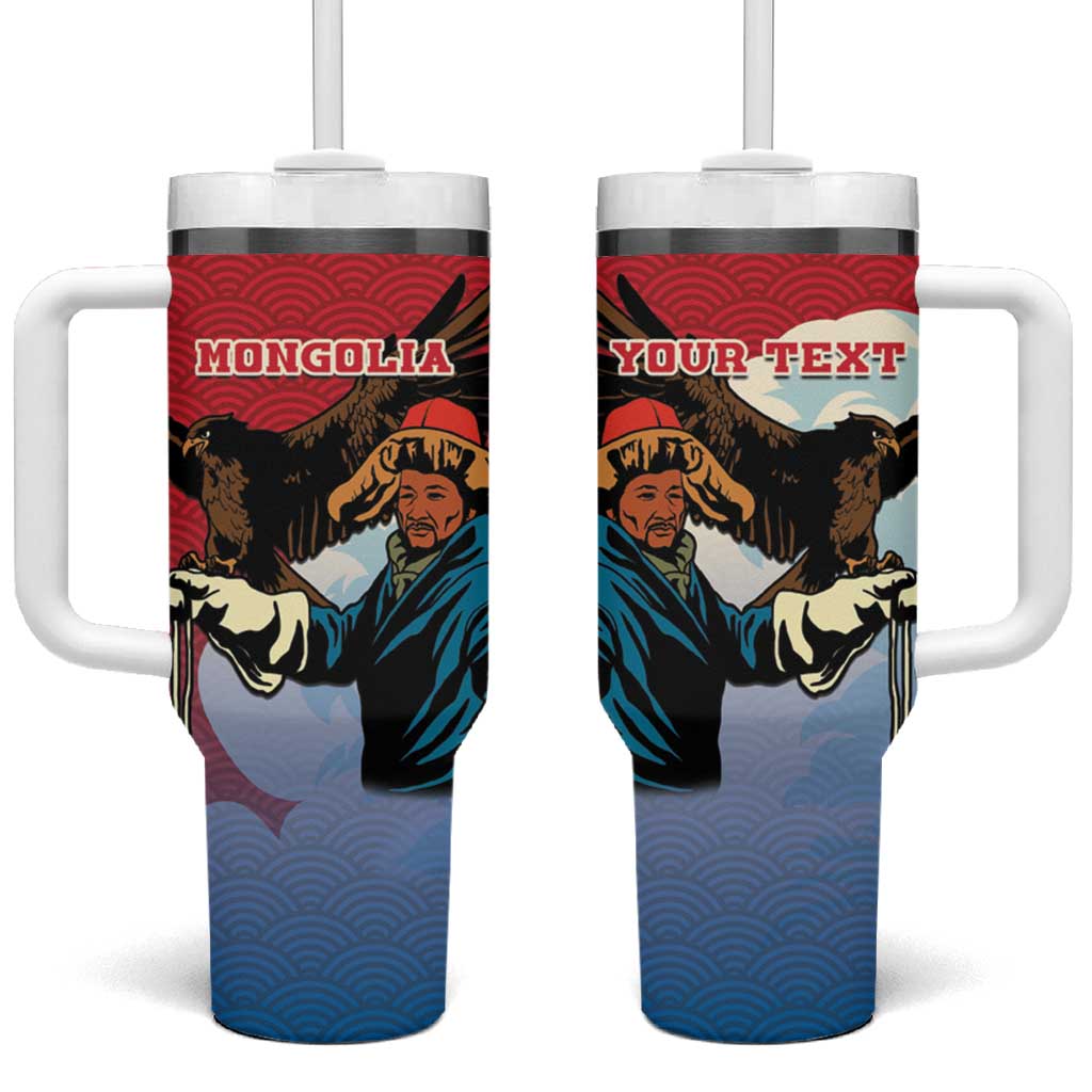 Personalised  Mongolia Tumbler With Handle Eagle Hunters - Wonder Print Shop