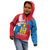 Personalised Mongolia Independence Day Kid Hoodie Coat Of Arms - Mongolia Folk Pattern - Wonder Print Shop