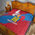 Personalised Mongolia Independence Day Quilt Coat Of Arms - Mongolia Folk Pattern - Wonder Print Shop