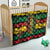 Personalised Rastafarian Lion Quilt Cannabis Leaf Pattern - Wonder Print Shop