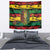 Personalised Rastafarian Lion Tapestry Cannabis Leaf Pattern