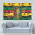 Personalised Rastafarian Lion Tapestry Cannabis Leaf Pattern