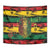 Personalised Rastafarian Lion Tapestry Cannabis Leaf Pattern