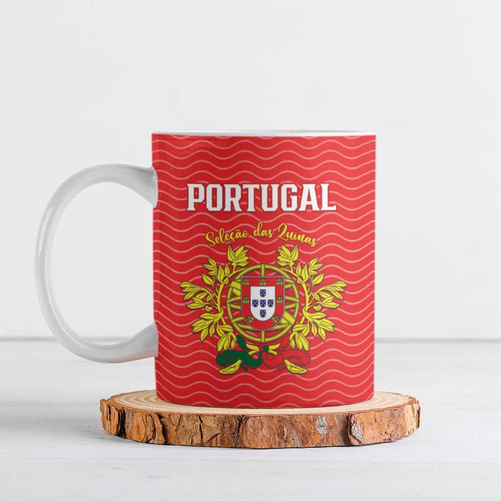 Custom Portugal Football 2026 Ceramic Mug Team of the Quincunxes - Wonder Print Shop