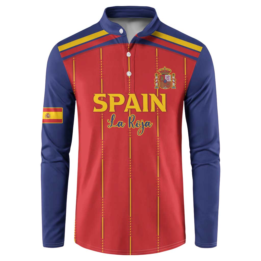 Custom Spain Football 2026 Button Sweatshirt Go Champions La Roja - Wonder Print Shop