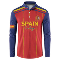 Custom Spain Football 2026 Button Sweatshirt Go Champions La Roja - Wonder Print Shop