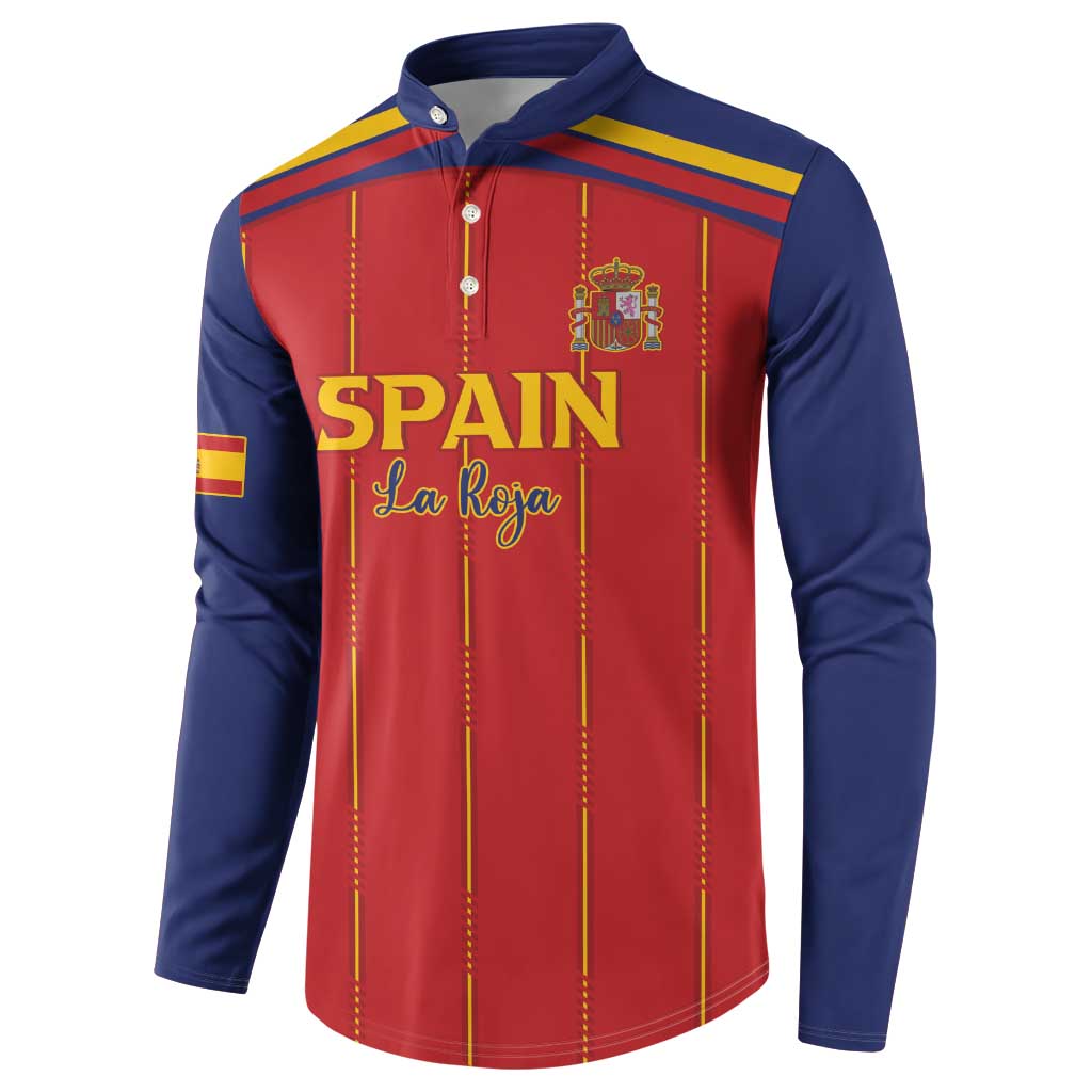 Custom Spain Football 2026 Button Sweatshirt Go Champions La Roja - Wonder Print Shop