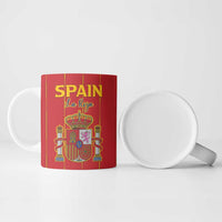 Custom Spain Football 2026 Ceramic Mug Go Champions La Roja - Wonder Print Shop