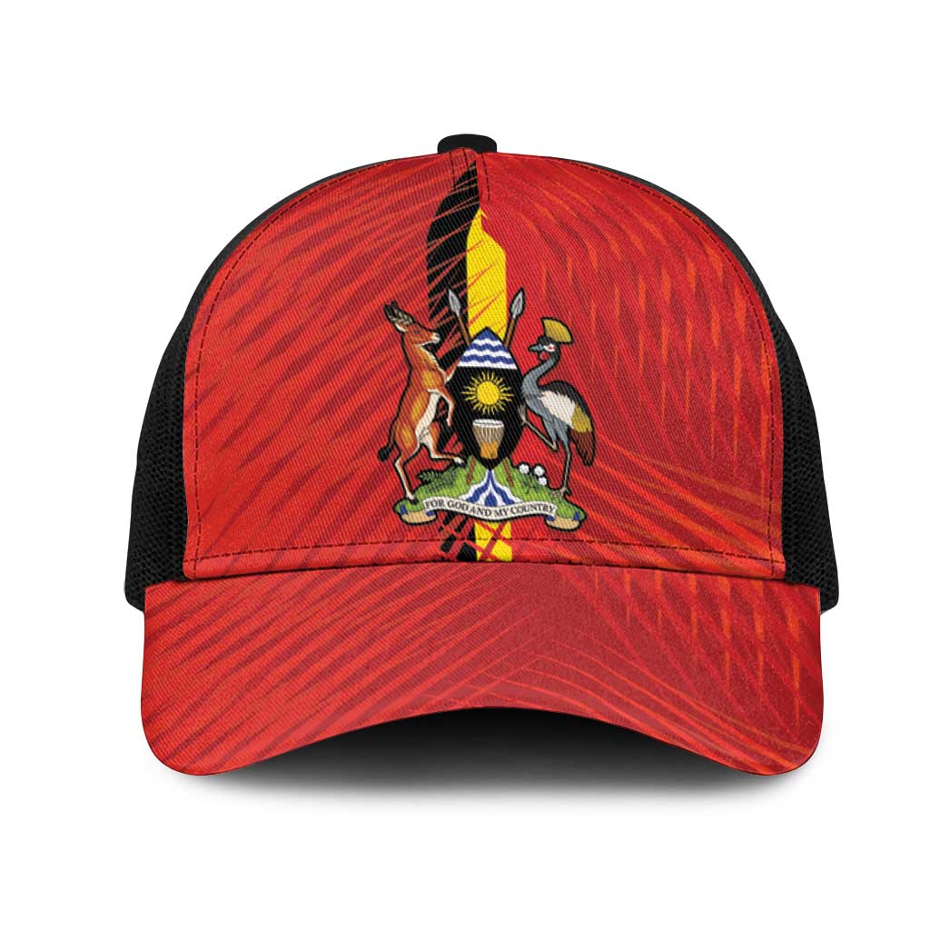 Uganda Football Baseball Net Cap Go Champions Cranes - Wonder Print Shop