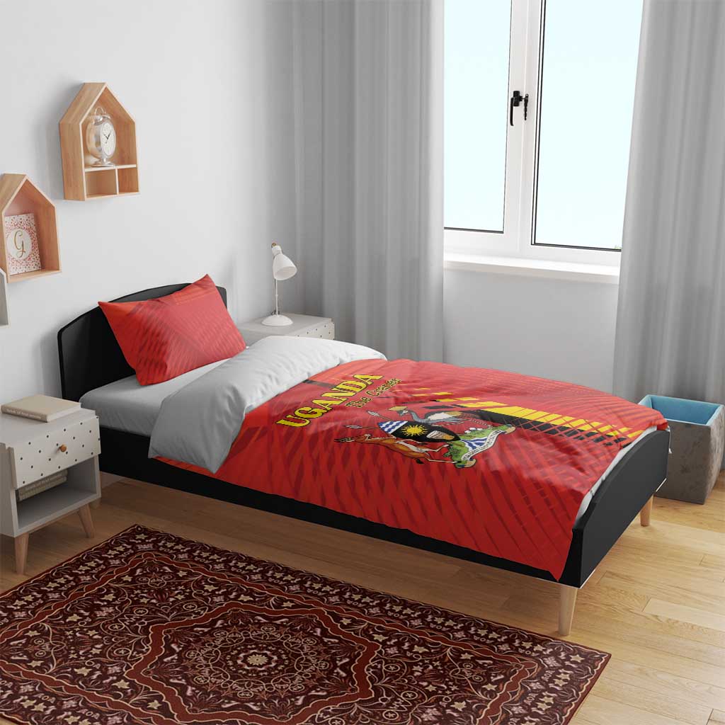 Uganda Football Bedding Set Go Champions Cranes - Wonder Print Shop
